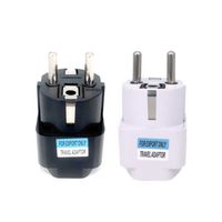 Adapter wtyczki zasilania 1PCS Universal UE Adapter Plug Międzynarodowy UK UK UK do Euro KR Adapter podróży elektryczny Przetopienie Pluga R230222
