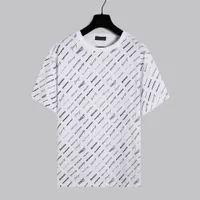 남자 플러스 티 폴로 폴로 둥근 티셔츠 플러스 크기 목 목 자자 자수 및 인쇄 극 스타일의 여름 마모 거리 순수면 W2F