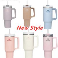 Wholesale 40oz Tumbler with Logo Handle Lid Straw Beer Water...