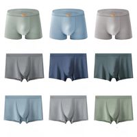Soft, comfortable and safe men' s boxers make you feel e...