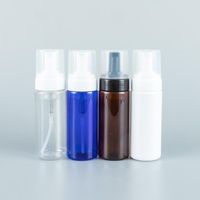 Bottiglie di stoccaggio 10pcs 150 ml bianco vuoto bianco chiaro blu blu blu shampoo in schiuma gel gell liquido da viaggio in sapone per cosmetici imballaggi