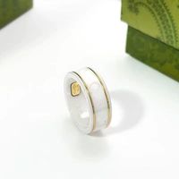 8 stili Fashion Anisex Ceramic Ring per uomini Domande Designer Luxuria Pianeta Fedi nuziali