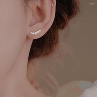 Серьги для герметиков корейские трагические серьги для ушей для женщин геометрия циркона