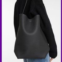 2023 Bolsa de bolsas The / Row Bucket Bag Large Capacidad de un solo hombro Portable de cuero Portable Diseñador de bolso versátil