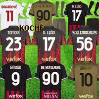 22 23 De Ketelaere R Leao Soccer Jerseys Koche Ibrahimovic Football Shirt Tomori Dias Giroud Rebic Men AC Mlians Kits Tops 999789