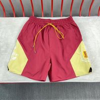 23SS geborduurde letter shorts mannen vrouwen katoen shorts zomer sportstijl casual