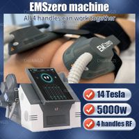 Emszero EMS Culpt ürünleri İnce DLS-EMMLIM NOVA 14 TESLA HI-EMT MAKİNE 2/4/5 RF tutamaklı ve pelvik stimülasyon pedi isteğe bağlı