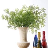 Decorative Flowers & Wreaths 1 Branch Artificial Green Leave...