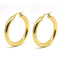 Pendientes de anillo de c￭rculo de oro premium Autumn Cool Style Pendientes peque￱os 2023 Pendientes de dise￱o de moda
