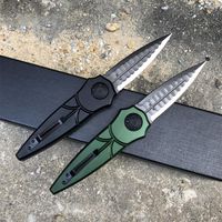 Buon prodotto Coltello pieghevole Piranha D2 Blade Aviation in lega di alluminio 6061 manico coltelli da tasca EDC da campeggio all'aperto