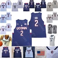 LASublimation UConn - NCAA Men's Basketball : Samson Johnson Retro Connecticut Jersey FullColor / Youth Medium