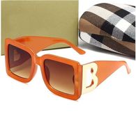 Europäischer und amerikanischer Trend neuer großer Rahmen Square Sonnenbrille B Bein Personalisiertes Straßenfoto Frauenkonkave -Formschattierung mit Sonnenbrillen