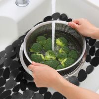 Masa paspasları mutfak lavabo tabak kurutma çakıl tasarım koruyucu yumuşak plastik 30 40cm ayarlanabilir placematsmats
