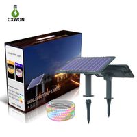 Outdoor Solar Garden Lights Waterproof 5M 10M 20M LED Strip ...