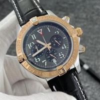 Reloj para hombre, relojes de cuarzo con batería de 46MM, zafiro luminoso, resistente al agua, informal, clásico, a la moda, reloj de pulsera montre de luxe
