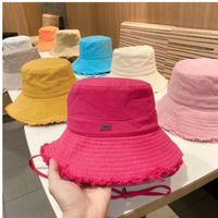 Diseñador sombrero mujer sombreros de ala ancha verano le bob alcichaut bucket sombrero