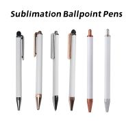 Sublimation Ballpoint Pens Blank Heat Transfer White Zinc Al...