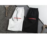 Designer-Männer-Shorts Schwarz-Weiß-Dreieck-Board Marke Pure Cotton Fashion Lose Street Anzug Schnell trocknen Badeanzug kurz groß 3xl