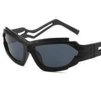 Gafas de sol Punk, gafas de sol Unisex para montar, patillas con personalidad, gafas Anti-UV, gafas ornamentales, 10 colores disponibles