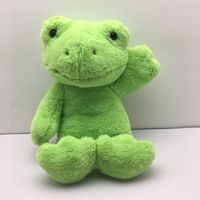 Bambole peluche da 40 cm Green Frog Plush Build a Orso morbido Smile di bambola ripieno rana peluche giocattolo giocattolo jellycats per bambini di alto grado decorazione per camera da regalo 230227