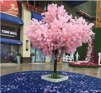 Искусственное вишневое дерево симуляция цветочные украшения крупные симуляции персикового дерева отель