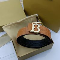 cinto de luxo cinturão de cinto clássico cinturões reversíveis fandela buckle cinturões de fivela de ouro e prata largura casual de 3,8 cm de 105-125cm presente de moda muito bom