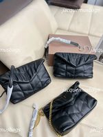 Bolsa de cadena de hinchazón de las mujeres bolsas de diseño de lujo Mensaje de envío de hombro Toturas de bolsillo de cuerpo cruzado Tamaño de bolsillo 29-18 cm