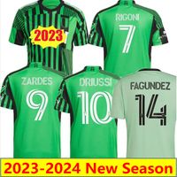 MLS 2023 Austin FC soccer jerseys DRIUSSI RING FAGUNDEZ home...