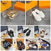 Women designer fashion Slipper Slide Sandals Summer classic ...