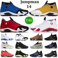 Jumpman 14 Men Basketball Shoes 14s Laney Ginger Candy Cane Hyper Royal Black Toe Gym Red DMP Last Shot Thunder Mens Sneakers في الهواء الطلق