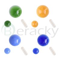 ¡¡DHL!! Beracky 12mm 20mmOD Glass Marbles Pills Smoking Terp Slurpers Sets para Slurper Quartz Banger Nails Water Bongs Dab Rigs Pipes