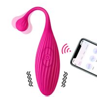 Sex Toy Massager Remote App Control Kegel Balls per le donne Rafforzare i giocattoli della vescica Vagina Vibratore per adulti Ben Wa