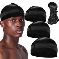 Satin Durags And Bonnets And American Hip Hop Oversized Headband Hat Durag  For Men With Customized Logo - Party Hats - AliExpress