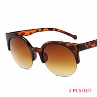 Oculos De Sol Feminino 2023 Neue Mode Retro Designer Super Runde Kreis Gläser Cat Eye frauen Sonnenbrille Brille