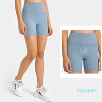 Einfarbige Damen-Shorts mit hoher Taille, Sport, Fitnessstudio, kurze Hosen, elastisch, niedliche Yoga-Hosen, Outfits, Damen-Overall, volle Strumpfhosen, Workout F7284955
