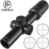 FIRE WOLF 1- 4X24 E Riflescopes Hunting Red Dot Scopes Compac...