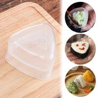 Creative Rice Ball Molds for Kids Sushi Mold Maker DIY Sushi Maker Onigiri  Rice Mold Non Stick Kitchen Sushi Roll Making Tools (Donuts, Triangle)