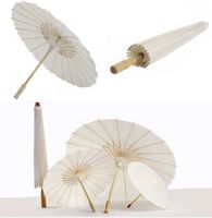 Paper Parasol 60cm Bamboo Umbrellas Wedding Paper Umbrella P...