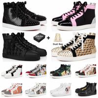 With Box Red Bottom Designer Flat Dress Shoes Low Cut Platform Sneakers Mens  Womens Luxury Vintage Bottoms Loafers Fashion Spikes Party Luxury Casual  Trainers From Airtrainer, $47.62