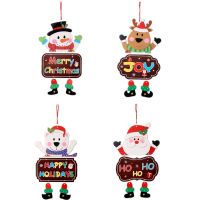 DHL Christmas Ornaments Paper Board Door Window Hanging Pend...