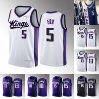 2022/23 New Season Sacramento Kings 5 De Aaron Fox Black City Edition  Sports Stitched Embroidery Basketball Jersey - China 2022/23 New Season  Sacramento Kings and 5 De Aaron Fox Black City Edition