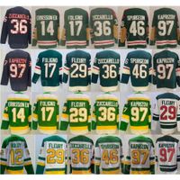 Custom Personalize Sewn Name NO Kirill Kaprizov Marc-Andre Fleury Jared  Spurgeon Matt Dumba Mats Zuccarello Foligno Boldy Jersey - AliExpress