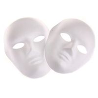 Hand Painted Unpainted Masquerade Silicone Masks For Halloween