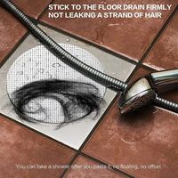 Disposable Floor Drain Sticker Bathroom Hair Catcher Stopper