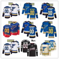 H550B-STL557B St. Louis Blues Blank Hockey Jerseys –