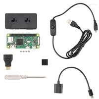 Motherboards für Raspberry Pi Zero W Kit Case -Adapter mit Heizkörper 20Pin GPIO -Header OTG -Kabelschraubendreher