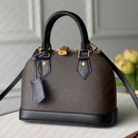Высококачественные сумочки роскоши женщины классическая сумка для раковины Lu Aima Bb Brown Flowers Le