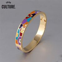 Bangle Fashion Stainless Steel Open Bangle For Women Gold Ge...