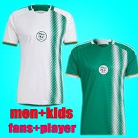 Maillot Algerie 2022 2023 Soccer Jersey Fans Player Version Algeria Atal Delort 22 23 Bennacer Football Shirt Kits Mahrez Feghouli Uniforms Men Kids Equipment