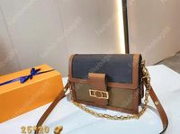 럭셔리 디자이너 플랩 가방 클래식 라디 디 1955 다프네 핸드백 여성 패션 코스 바디 지갑 핸드백 어깨 가방 인쇄 지갑